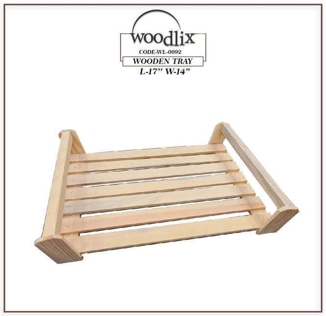 wooden tray