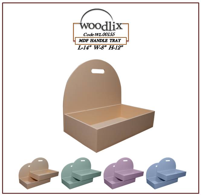 mdf handle tray